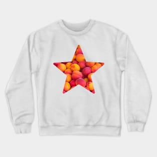 Peach Fruit Star Crewneck Sweatshirt